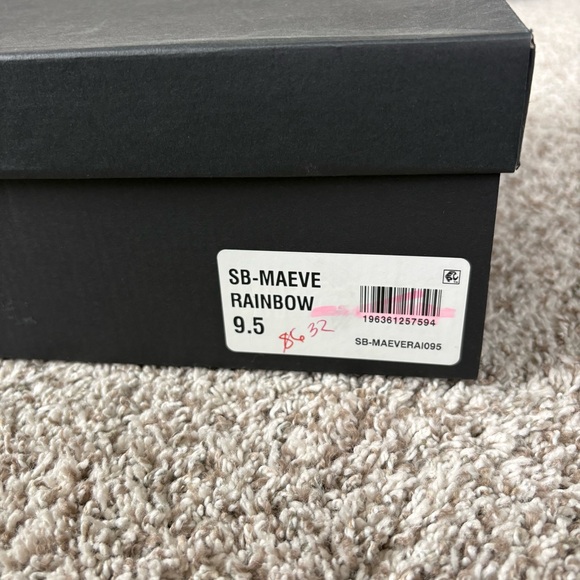 Betsey Johnson Women's Maeve Rainbow Platform Sandal Size 9.5 - Picture 10 of 10